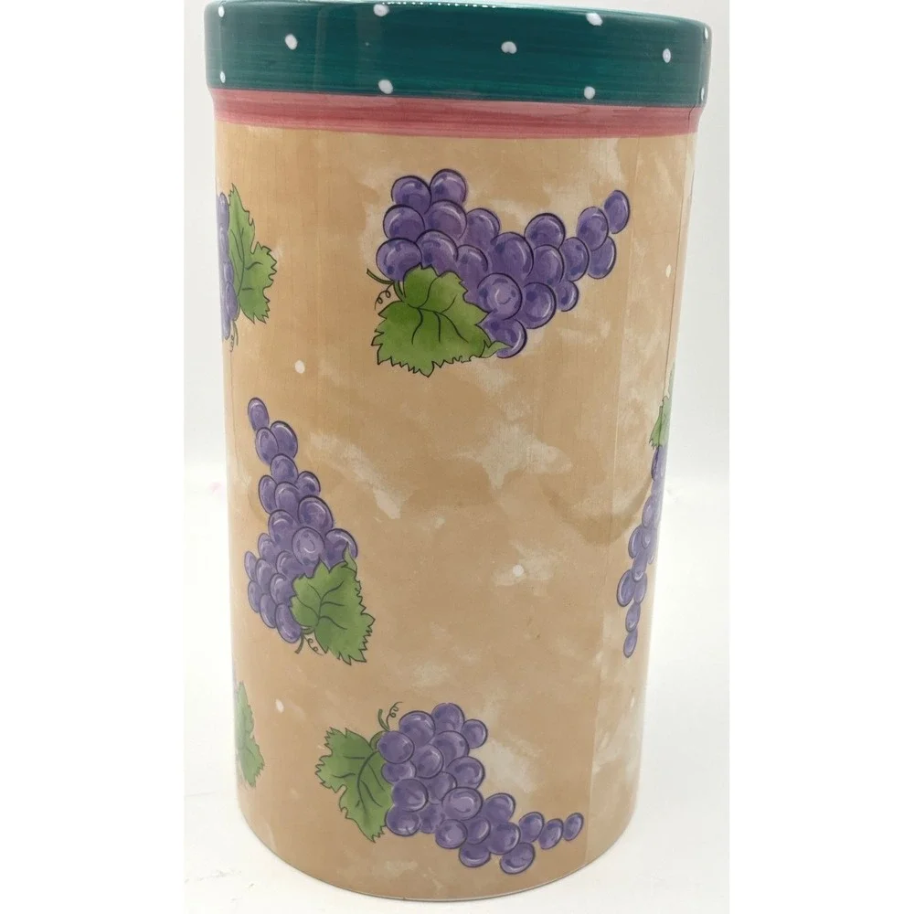 Bois d'Arc Essex Collection Ceramic Grape Vase Portugal Heather Outlaw Kumpis